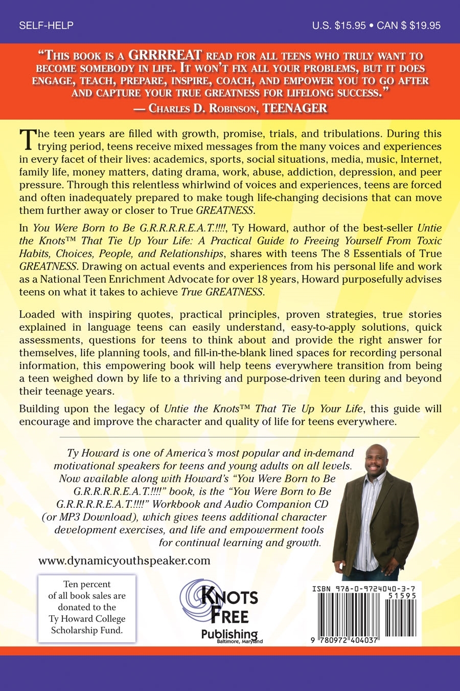 Ty Howard's You Were Born to Be G.R.R.R.R.E.A.T.!!! - Empowerment & Character Enrichment Guide for Teens